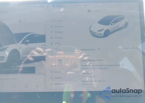 2023 Tesla Model 3 Rear-Wheel Drive z USA, uszkodzony, nr VIN 5YJ3E1EA8PF692431